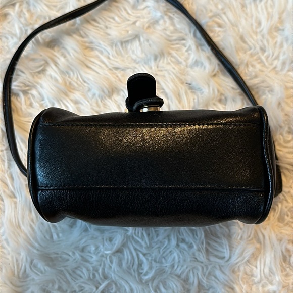 Michel Jordi Geneva Black Leather Edelweiss Crossbody bag - Picture 8 of 15